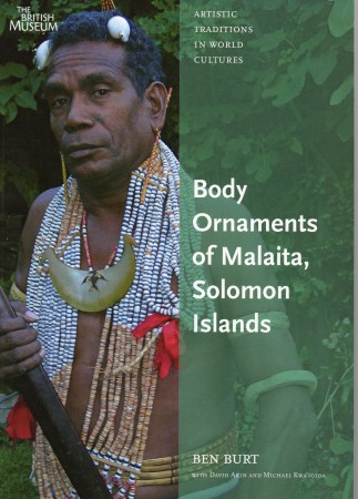 First  cover of 'BODY ORNAMENTS OF MALAITA, SOLOMON ISLANDS.'