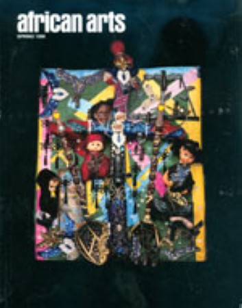 First  cover of 'AFRICAN ARTS. VOLUME XXIX- NUMBER 2 SPRING 1996. [Magazine].'