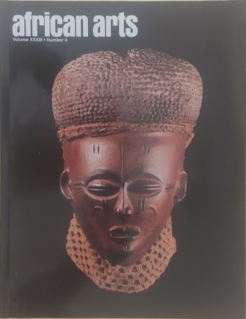 First  cover of 'AFRICAN ARTS. VOLUME XXXIII NUMBER 4  WINTER 2000. [Magazine].'