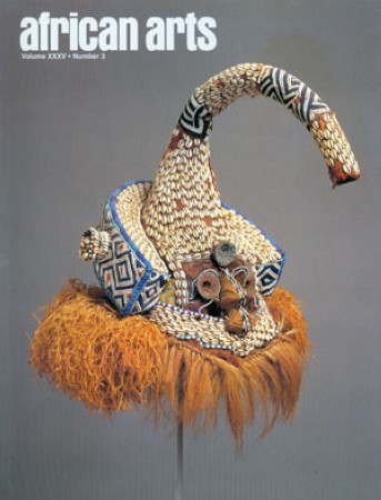 First  cover of 'AFRICAN ARTS. VOLUME XXXV NUMBER 3 AUTUMN 2002. [Magazine].'