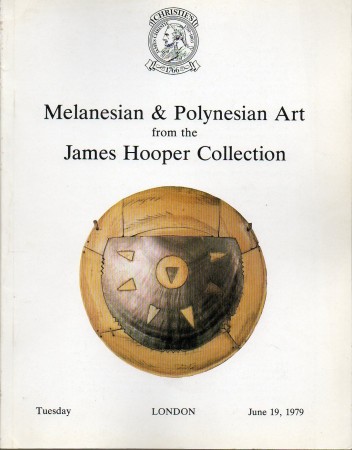 First  cover of 'MELANESIAN AND POLYNESIAN ART FROM THE JAMES HOOPER COLLECTION.'