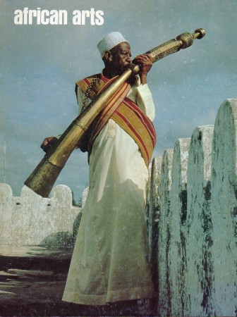 First  cover of 'AFRICAN ARTS. VOLUME XVIII - NUMBER 4 AUGUST 1985 [Magazine].'