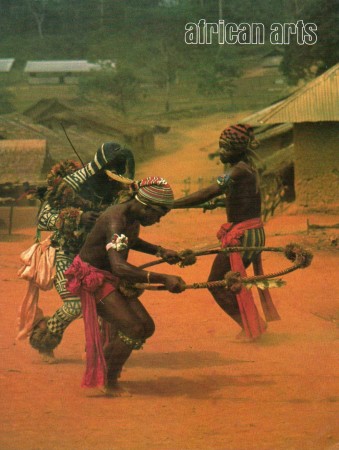 First  cover of 'AFRICAN ARTS. VOLUME XXIII - NUMBER 1 NOVEMBER 1984 [Magazine].'