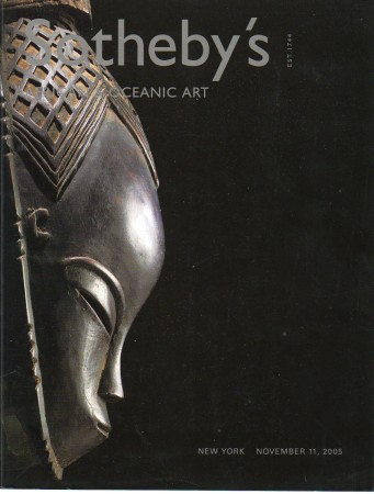 First  cover of 'AFRICAN AND OCEANIC ART. NOVEMBER 11, 2005.'