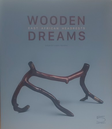 First  cover of 'WOODEN DREAMS. EAST AFRICAN HEADRESTS.'
