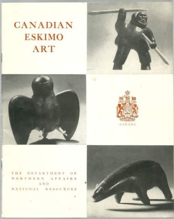 First  cover of 'CANADIAN ESKIMO ART.'