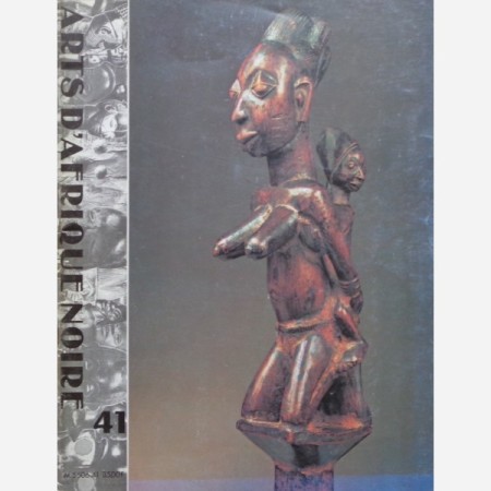 First  cover of 'ARTS D'AFRIQUE NOIRE. NO. 41 (1982). [Magazine]. Text: French.'