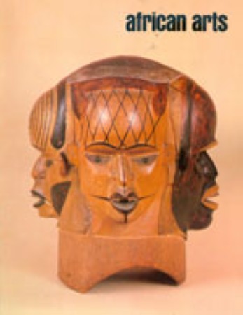 First  cover of 'AFRICAN ARTS. VOLUME XV - NUMBER 1 NOVEMBER 1981 [Magazine].'