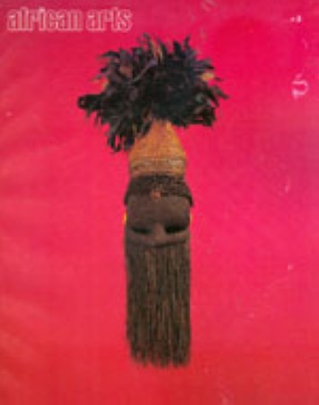 First  cover of 'AFRICAN ARTS. VOLUME XXII - NUMBER 1 NOVEMBER 1988 [Magazine].'