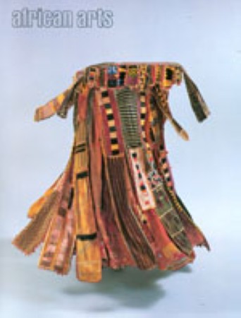 First  cover of 'AFRICAN ARTS. VOLUME XXV - NUMBER 3 JULY 1992. [Magazine].'