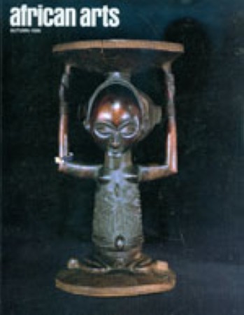 First  cover of 'AFRICAN ARTS. VOLUME XXXI - NUMBER 4 AUTUMN 1998. [Magazine].'