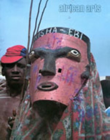 First  cover of 'AFRICAN ARTS. VOLUME XX - NUMBER 1 NOVEMBER 1986. [Magazine].'