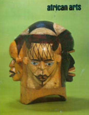 First  cover of 'AFRICAN ARTS. VOLUME XIX - NUMBER 2 FEBRUARY 1986. [Magazine].'