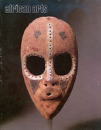 First  cover of 'AFRICAN ARTS. VOLUME XXVI  NUMBER 1 JANUARY 1993. [Magazine].'