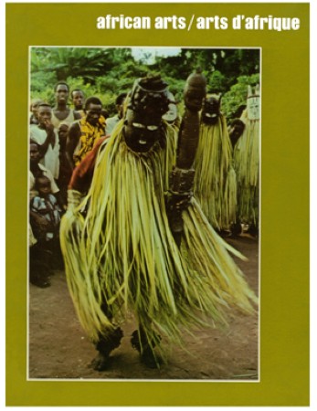 First  cover of 'AFRICAN ARTS/ARTS D'AFRIQUE. SUMMER/ETE 1969. VOLUME II, NUMBER 4.'