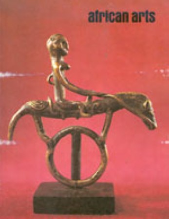 First  cover of 'AFRICAN ARTS. VOLUME XII  NUMBER 2 FEBRUARY 1979. [Magazine].'