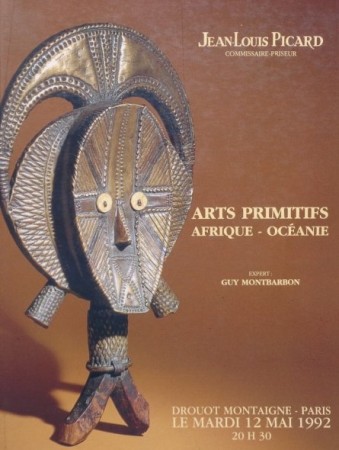 First  cover of 'ARTS PRIMITIFS AFRIQUE - OCÉANIE.'