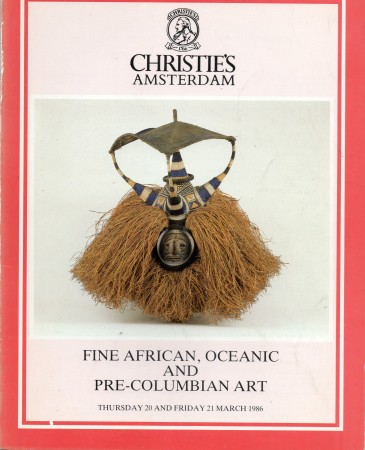 First  cover of 'FINE AFRICAN, OCEANIC AND PRE-COLUMBIAN ART.'
