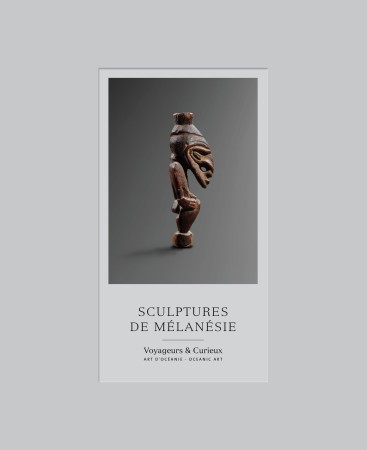 First  cover of 'SCULPTURES DE MÉLANÉSIE.'