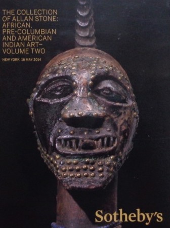 First  cover of 'THE COLLECTION OF ALLAN STONE : AFRICAN, PRE-COLUMBIAN AND AMERICAN INDIAN ART - VOLUME TWO.'