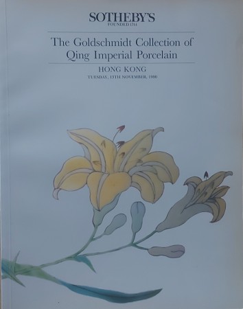 First  cover of 'THE GOLDSCHMIDT COLLECTION OF QING IMPERIAL PORCELAIN.'