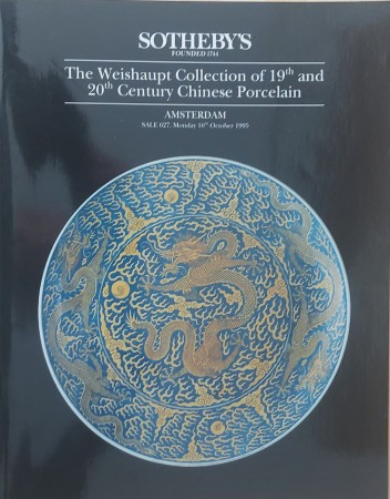 First  cover of 'THE WEISHAUPT COLLECTION OF 19th AND 20th CENTURY CHINESE PORCELAIN.'