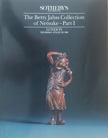 First  cover of 'THE BETTY JAHSS COLLECTION OF NETSUKE - PART I.'