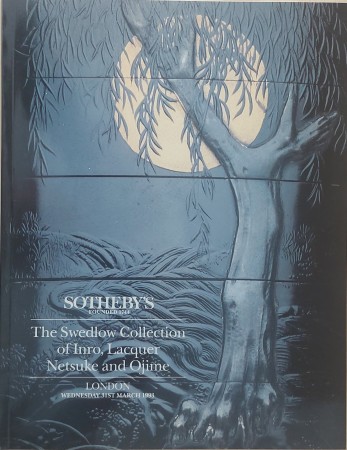 First  cover of 'THE SWEDLOW COLLECTION OF INRO, LACQUER, NETSUKE AND OJIME.'