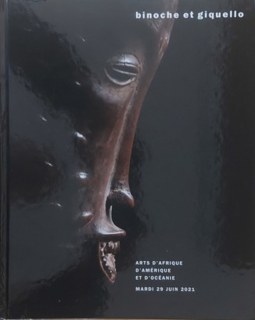 First  cover of 'ARTS D'AFRIQUE D'AMÉRIQUE ET D'OCÉANIE. VENDREDI 6 NOVEMBRE 2020.'