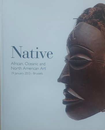 First  cover of 'AFRICAN, OCEANIC AND NORTH AMERICAN ART. 19 JANUARY 2013 - BRUSSELS.'