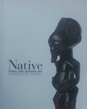 First  cover of 'NATIVE TRIBAL AND MODERN ART. 23 JANUARY 2016 - BRUSSELS.'