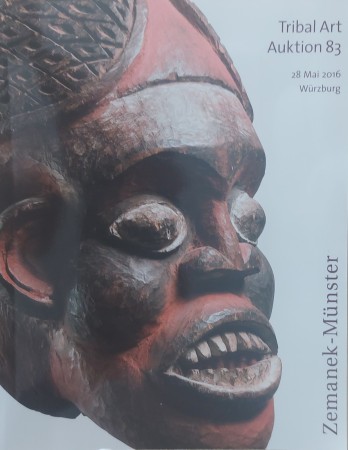 First  cover of 'TRIBAL ART AUCTION 83 (193 AUCTION). 28 Mai 2016.'