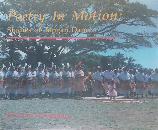 First  cover of 'POETRY IN MOTION. STUDIES IN TONGAN DANCE.'