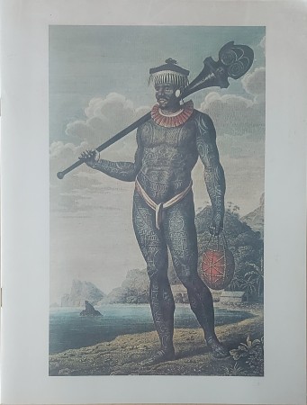 First  cover of 'EUROPEAN EXPLORERS AND MARQUESAN TATTOOING. THE WILDEST ISLAND STYLE.'