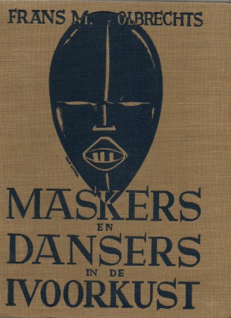 First  cover of 'MASKERS EN DANSERS IN DE IVOORKUST.'