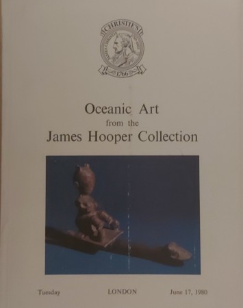 First  cover of 'OCEANIC ART FROM THE JAMES HOOPER COLLECTION.'