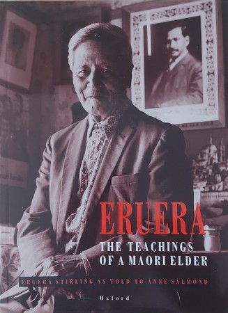 First  cover of 'ERUERA. THE TEACHINGS OF A MAORI ELDER.'