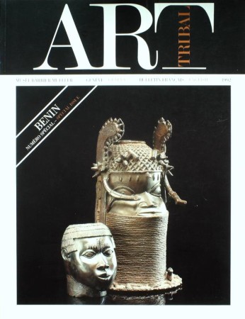 First  cover of 'ART ROYAL DU BÉNIN/ROYAL ART OF BENIN.'