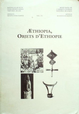 First  cover of 'AETHIOPIA, OBJETS D'ETHIOPIE. CATALOGUE DE L' EXPOSITION 'AETHIOPIA, PEUPLES D'ETHIOPIE''