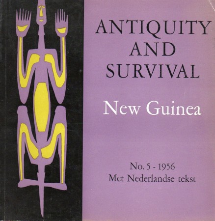 First  cover of 'ART OF SOUTHWESTERN NEW GUINEA. A PRELIMINARY SURVEY.'
