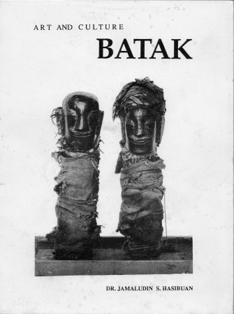 First  cover of 'BATAK. ART ET CULTURE/SENI BUDAYA.'