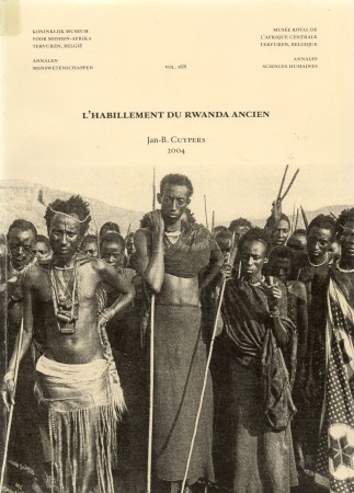 First  cover of 'L'HABILLEMENT DU RWANDA ANCIEN.'